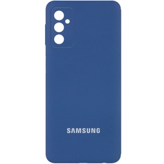 Чехол Silicone Cover Full Camera (AA) для Samsung Galaxy A34 5G Синий / Navy Blue