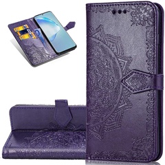 Кожаный чехол (книжка) Art Case с визитницей для Samsung Galaxy M14 5G Фиолетовый