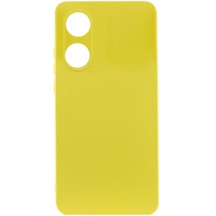 Чехол Silicone Cover Lakshmi Full Camera (A) для Oppo A58 4G Желтый / Flash