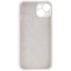 Чехол Silicone Case Full Camera Protective (AA) NO LOGO для Apple iPhone 15 (6.1") Белый / White