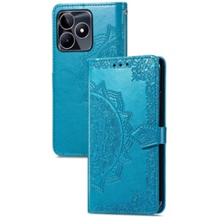 Шкіряний чохол (книжка) Art Case з візитницею для Realme C51, Синий