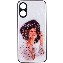TPU+PC чохол Prisma Ladies для Oppo A38 / A18, Girl in a hat