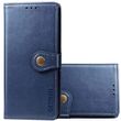 Кожаный чехол книжка GETMAN Gallant (PU) для Xiaomi Redmi Note 12 4G Синий