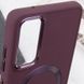 TPU чехол Bonbon Metal Style with MagSafe для Samsung Galaxy A54 5G Бордовый / Plum