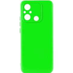Чохол Silicone Cover Lakshmi Full Camera (A) для Xiaomi Redmi 12C, Салатовый / Neon Green