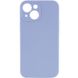 Чохол Silicone Case Full Camera Protective (AA) NO LOGO для Apple iPhone 15 (6.1"), Голубой / Lilac Blue