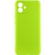 Чохол Silicone Cover Lakshmi Full Camera (A) для Samsung Galaxy A05, Салатовый / Neon Green