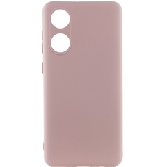 Чехол Silicone Cover Lakshmi Full Camera (A) для Oppo A58 4G Розовый / Pink Sand