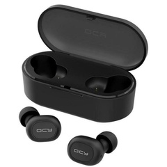 Bluetooth навушники QCY T2S Stereo Earphones, Чорний