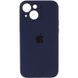 Чохол Silicone Case Full Camera Protective (AA) для Apple iPhone 15 (6.1"), Темно-Синий / Midnight Blue