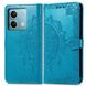 Шкіряний чохол (книжка) Art Case з візитницею для Xiaomi Redmi Note 13 5G, Синий