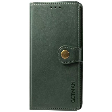 Шкіряний чохол книжка GETMAN Gallant (PU) для Samsung Galaxy A32 4G, Зеленый