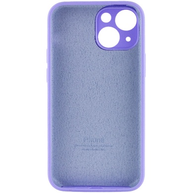 Чехол Silicone Case Full Camera Protective (AA) для Apple iPhone 15 (6.1") Сиреневый / Dasheen