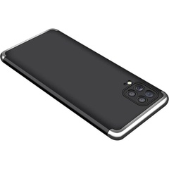 Пластикова накладка GKK LikGus 360 градусів (opp) для Samsung Galaxy M62, Черный / Серебряный