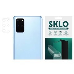 Захисна гідрогелева плівка SKLO (на камеру) 4шт. для Samsung Galaxy S10, Прозорий