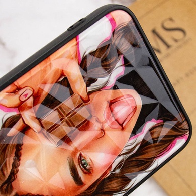 TPU+PC чехол Prisma Ladies для Samsung Galaxy A34 5G Chocolate