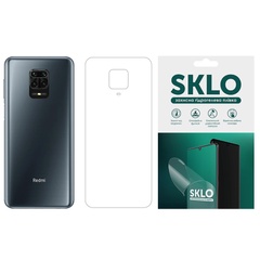 Защитная гидрогелевая пленка SKLO (тыл) для Xiaomi Redmi Note 6 Pro Прозрачный