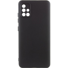 Чехол Silicone Cover Lakshmi Full Camera (A) для Samsung Galaxy A71 Черный / Black