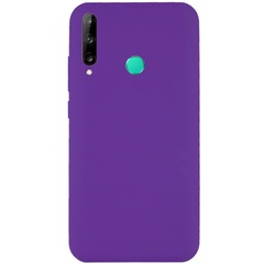 Чехол Silicone Cover Full without Logo (A) для Huawei P40 Lite E / Y7p (2020) Фиолетовый / Purple