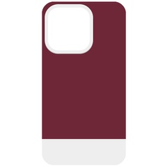 Чохол TPU+PC Bichromatic для Apple iPhone 11 (6.1"), Wine / White
