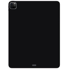Чехол Silicone Case Full without Logo (A) для Apple iPad Pro 12.9" (2020), Черный / Black