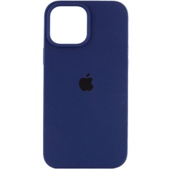 Чехол Silicone Case Full Protective (AA) для Apple iPhone 15 Pro Max (6.7") Синий / Deep navy