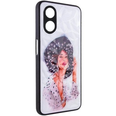 TPU+PC чохол Prisma Ladies для Oppo A98, Girl in a hat