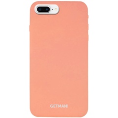 Чехол Silicone Case GETMAN for Magnet для Apple iPhone 7 plus / 8 plus (5.5"), Розовый / Flamingo