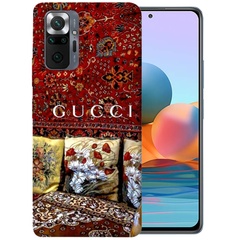 TPU чехол Luxury для Xiaomi Redmi Note 10 Pro, Gucci