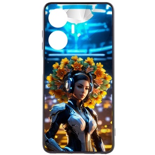 TPU+PC чехол Prisma Ladies для Realme C55 Cyberpunk