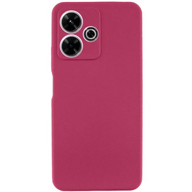 Чохол Silicone Cover Lakshmi Full Camera (AAA) для Xiaomi Redmi 13 4G / Poco M6 4G, Бордовый / Plum