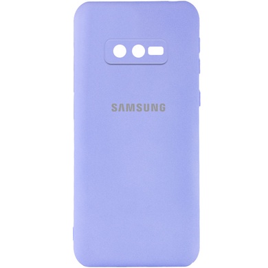Чехол Silicone Cover My Color Full Camera (A) для Samsung Galaxy S10e Сиреневый / Dasheen