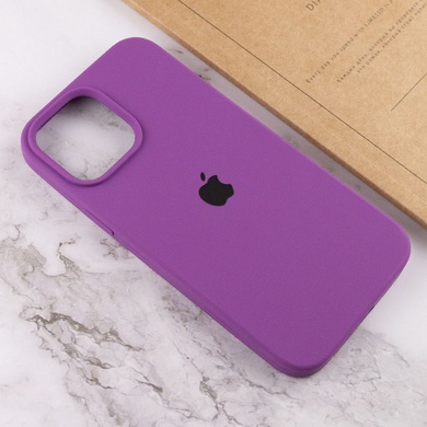 Чохол Silicone Case Full Protective (AA) для Apple iPhone 14 (6.1"), Фиолетовый / Grape