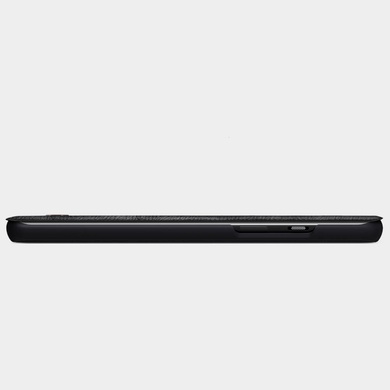 Кожаный чехол (книжка) Nillkin Qin Series для OnePlus 8 Черный