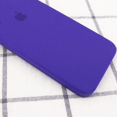 Чохол Silicone Case Square Full Camera Protective (AA) для Apple iPhone 7/8 / SE (2020) (4.7 "), Фіолетовий / Ultra Violet