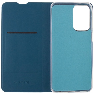 Шкіряний чохол книжка GETMAN Elegant (PU) для Samsung Galaxy A24 4G, Синий