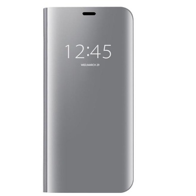 Чехол-книжка Clear View Standing Cover для Xiaomi Redmi Note 8 Pro Серебряный