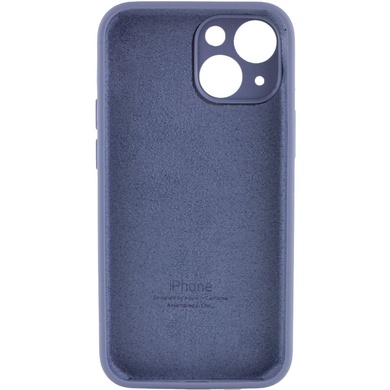 Чехол Silicone Case Full Camera Protective (AA) для Apple iPhone 13 (6.1") Серый / Lavender Gray