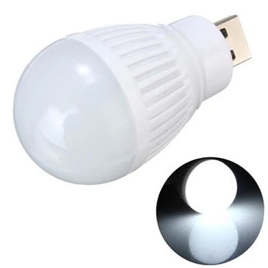 USB лампа Colorful (кругла), Белый