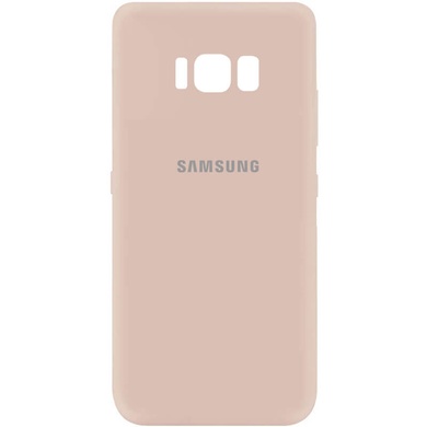 Чехол Silicone Cover My Color Full Protective (A) для Samsung G955 Galaxy S8 Plus Розовый / Pink Sand