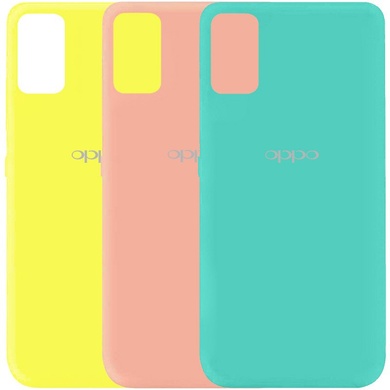 Чехол Silicone Cover My Color Full Protective (A) для Oppo A52 / A72 / A92 Бежевый / Antigue White