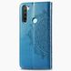 Шкіряний чохол (книжка) Art Case з візитницею для Xiaomi Redmi Note 8 / Note 8 2021, Синий