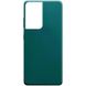 Силіконовий чохол Candy для Samsung Galaxy S21 Ultra, Зеленый / Forest green