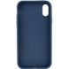 TPU чехол Bonbon Metal Style для Apple iPhone XS Max (6.5") Синий / Cosmos blue