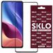 Защитное стекло SKLO 5D (full glue) для Xiaomi Redmi 10 / Note 10 5G / Poco M3 Pro Черный