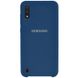 Чехол Silicone Cover (AA) для Samsung Galaxy A01 Синий / Navy Blue