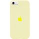 Чехол Silicone Case Full Protective (AA) для Apple iPhone SE (2020) Желтый / Mellow Yellow
