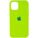 Чехол Silicone Case Full Protective (AA) для Apple iPhone 13 Pro Max (6.7") Салатовый / Neon Green