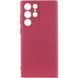 Чохол Silicone Cover Lakshmi Full Camera (A) для Samsung Galaxy S23 Ultra, Бордовый / Marsala