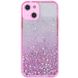 TPU чехол Spangle star с защитой камеры для Apple iPhone 13 (6.1") Розовый